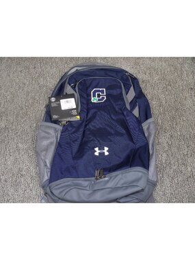 Under Armour Cathedral Navy & Gray Backpack With Embroidered Logo 31L STORM
